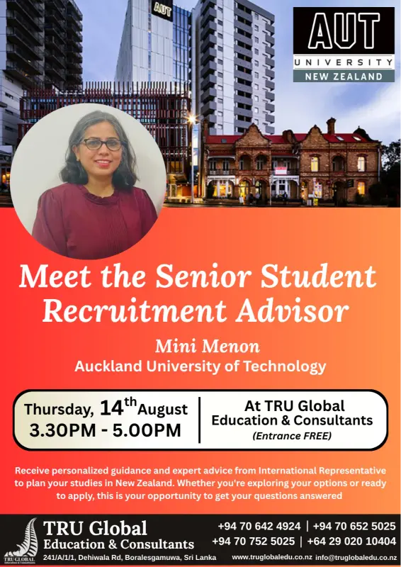 AUT - Student Recruitment Advisor